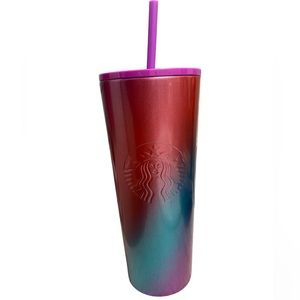 Multi Color Starbucks Tumbler